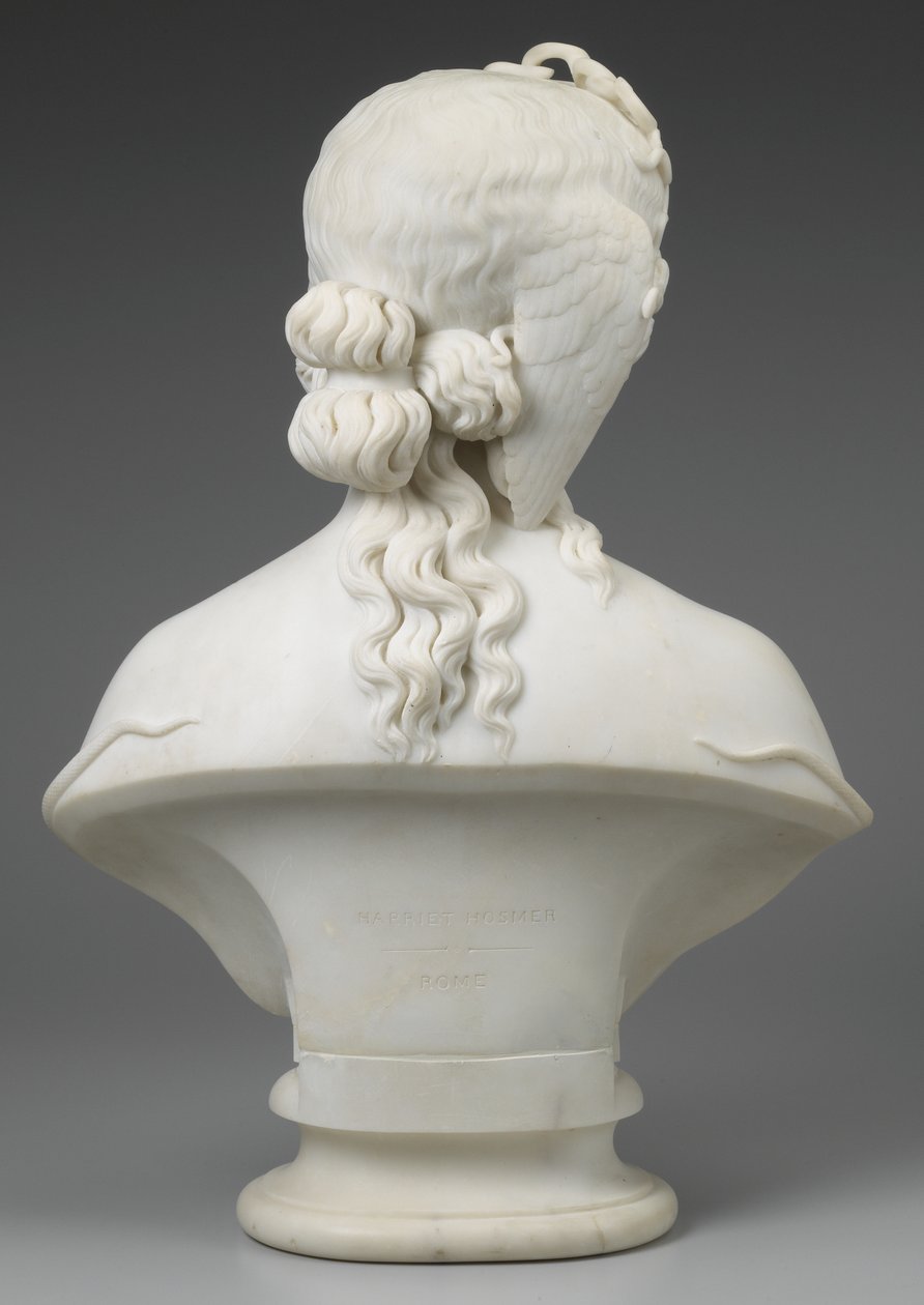 Medusa, kolem roku 1854 (mramor) od Harriet Goodhue Hosmer
