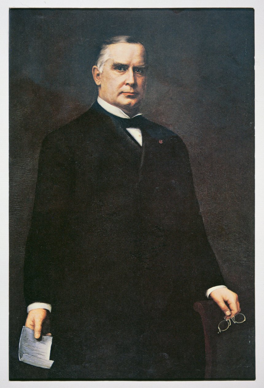 Prezident William Mckinley (olej na plátně) od Harriet Murphy