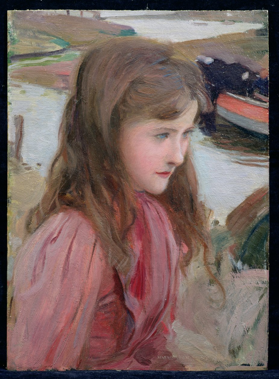 Studie mladé dívky, 1898 od Harrington Mann