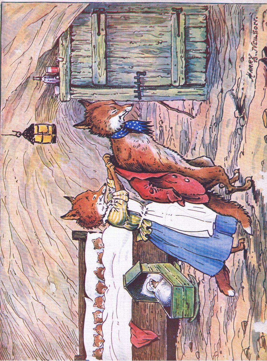 Liška vyšla v hladové situaci, 1920 od Harry B Neilson