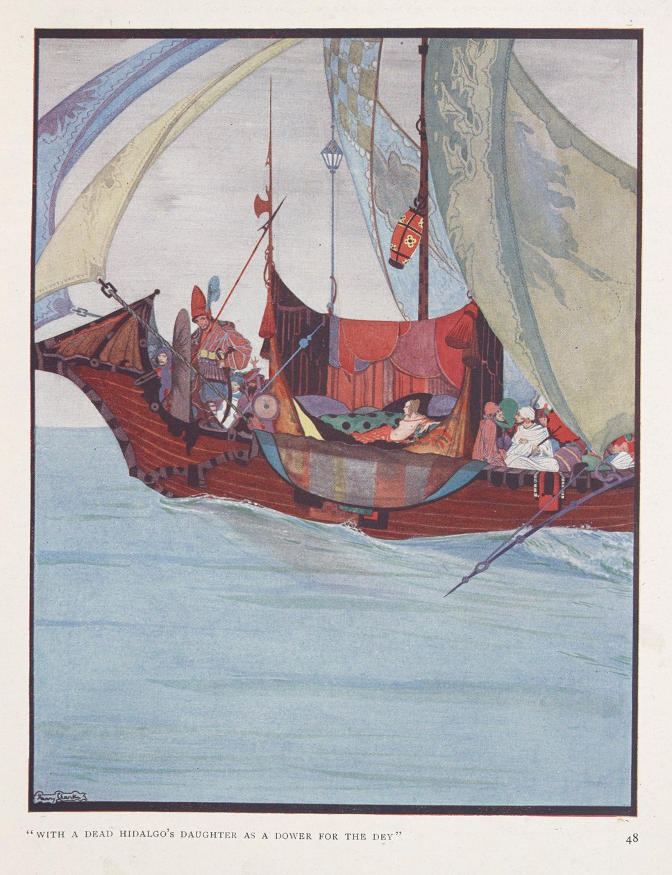 Balada o kapitánech. „S mrtvou Hidalgovou dcerou   jako věno pro boha" od Harry Clarke