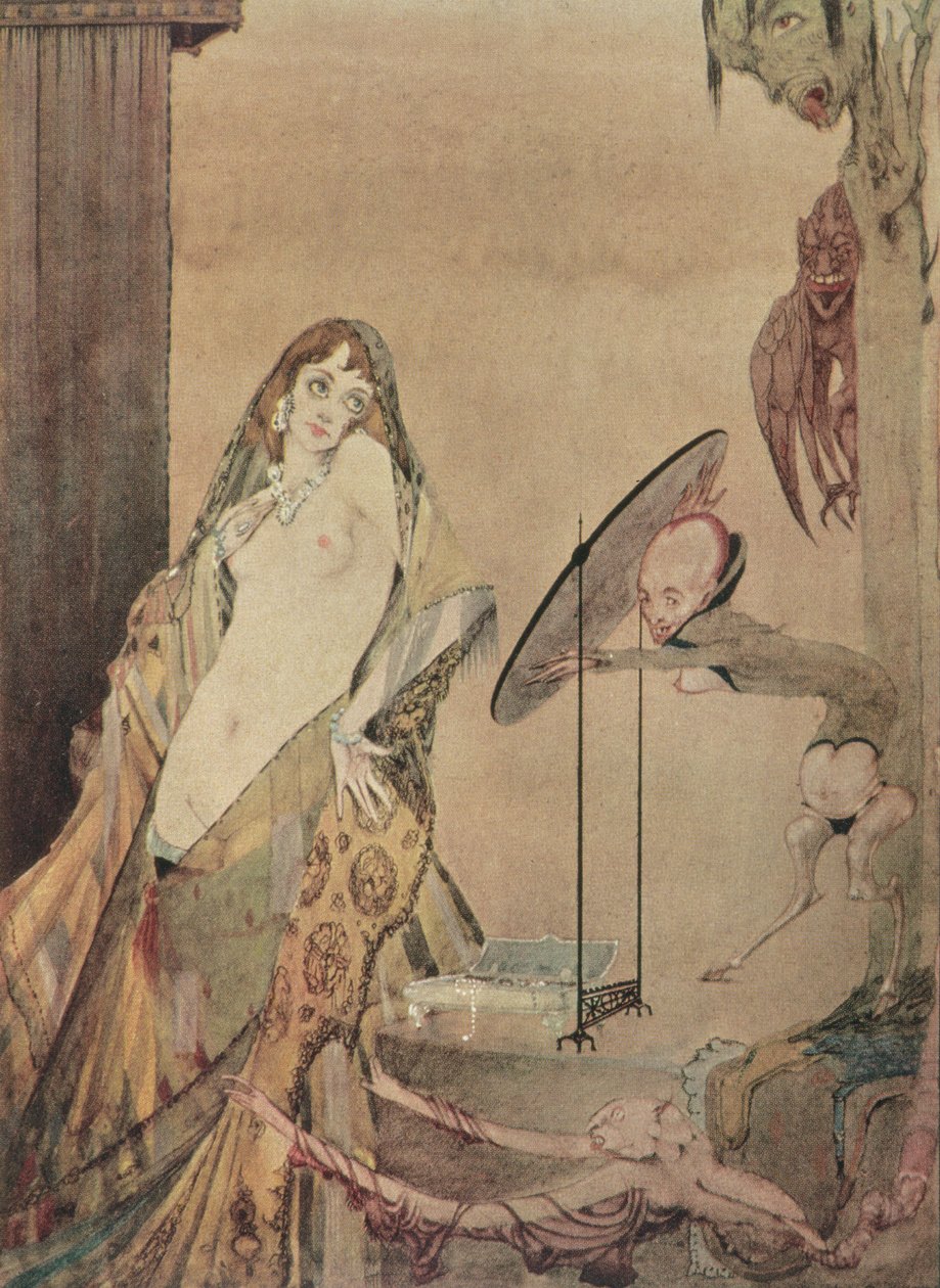 "Drest tak, vypadám jako jiné stvoření", ilustrace z 