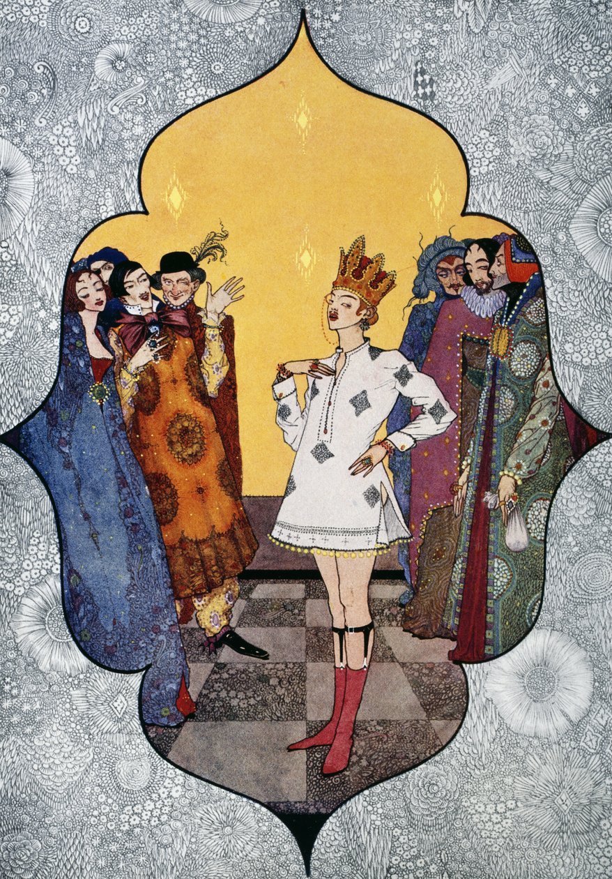 Císařovy nové šaty, pohádka Hanse Christiana Andersena (1805-1875), ilustrace Harry Clarke (1890-1931) od Harry Clarke