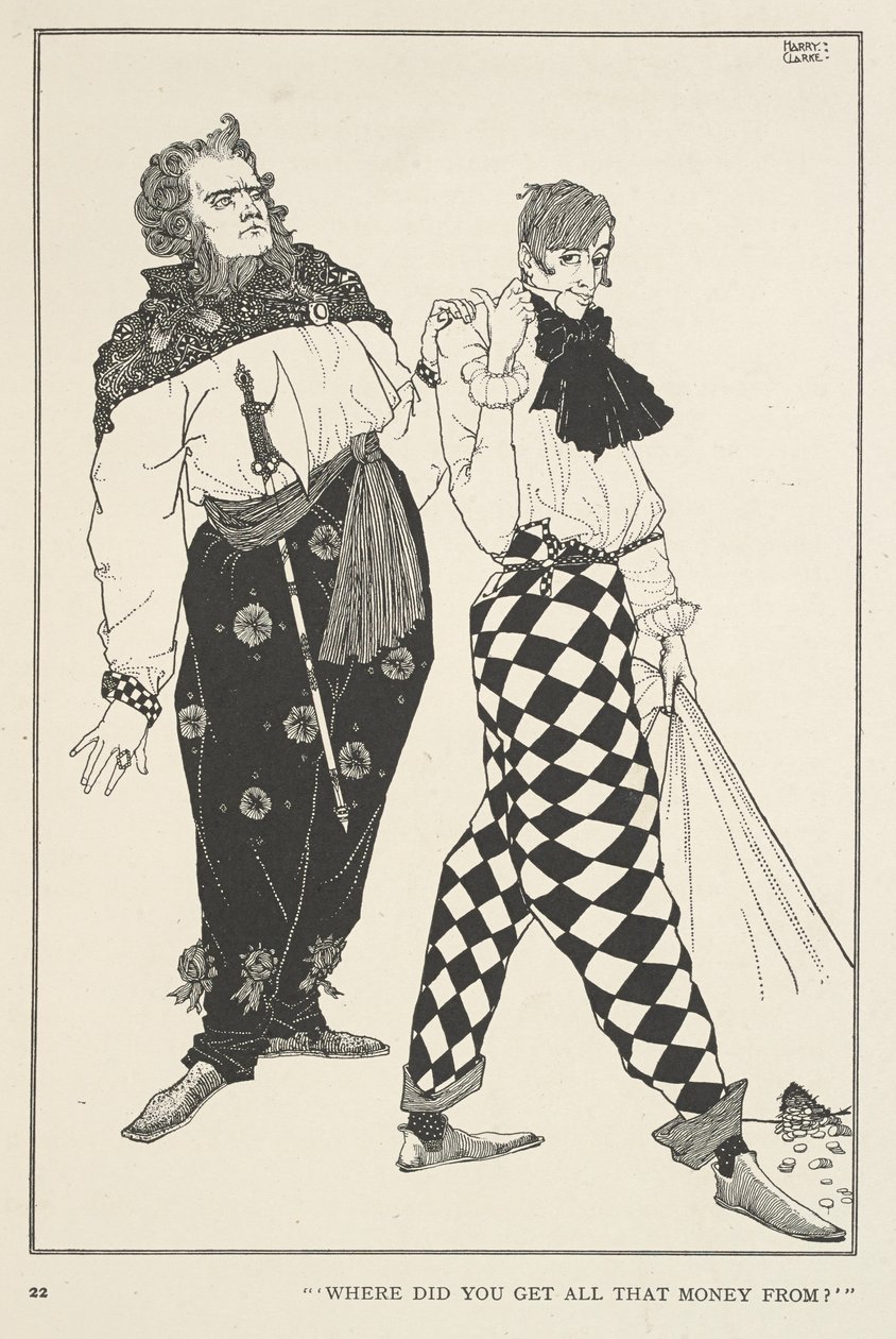 Velký Claus a Malý Claus Odkud jsi vzal všechny ty peníze? od Harry Clarke
