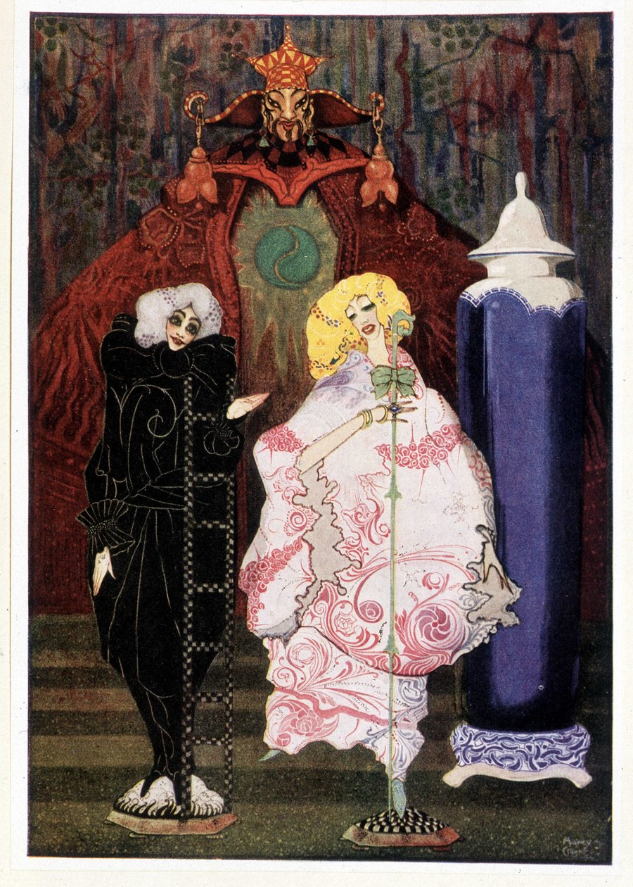 Máš opravdu odvahu jít se mnou do širého světa? : Pastýřka a kominík - v “”Pohádkách”” od Hanse Christiana Andersena, ill. od Harryho Clarka od Harry Clarke