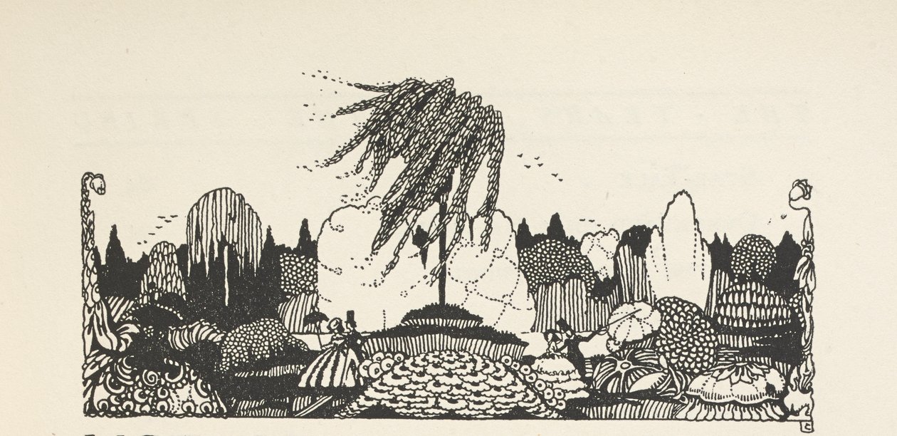 Ilustrace v horní části seznamu ilustrací. od Harry Clarke