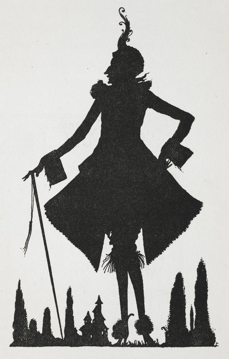 Ilustrace k příběhu „Riquet s chomáčem“. od Harry Clarke