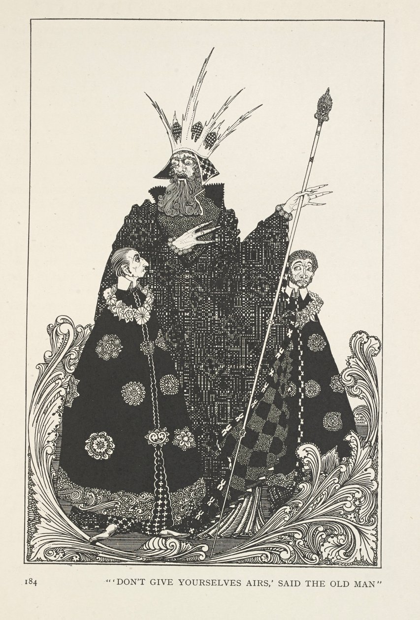 Tonttumäki. "Älkää antako ilmaa", sanoi vanha mies. od Harry Clarke