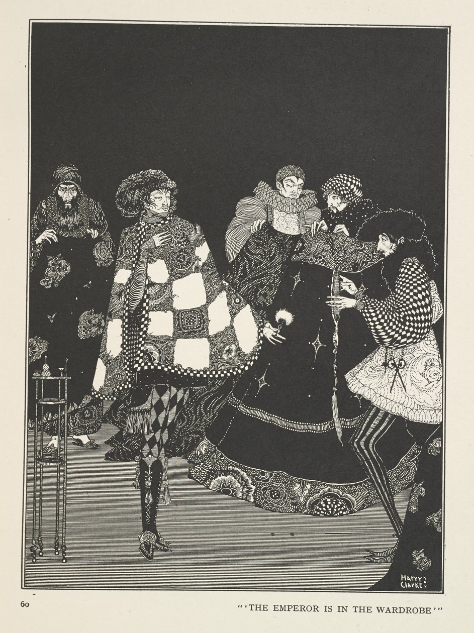 Císařovy nové šaty Císař je ve skříni. od Harry Clarke