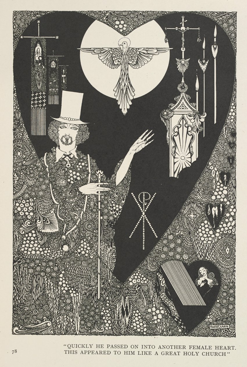 Galoše štěstí. Rychle přešel do jiného Ženské srdce. To se mu jevilo jako velká svatá církev. od Harry Clarke