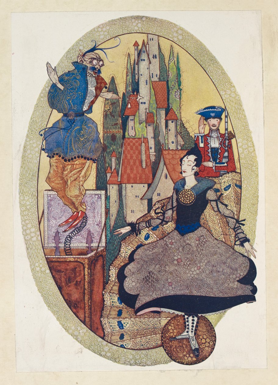 Hardy Cínový vojáček." Cínový vojáček!" řekl Goblin: "Nedívej se na věci, které se tě netýkají." od Harry Clarke