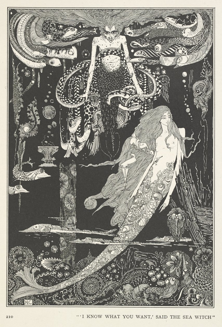 Pieni Merineito. "Tiedän mitä haluat", sanoi Merinoita. od Harry Clarke