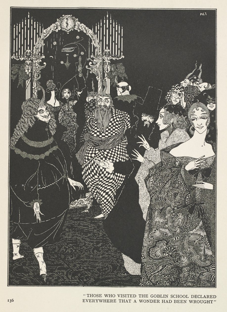 Sněhová královna. Ti, kteří navštívili Gobliní školu, všude prohlásili, že se stal zázrak. od Harry Clarke