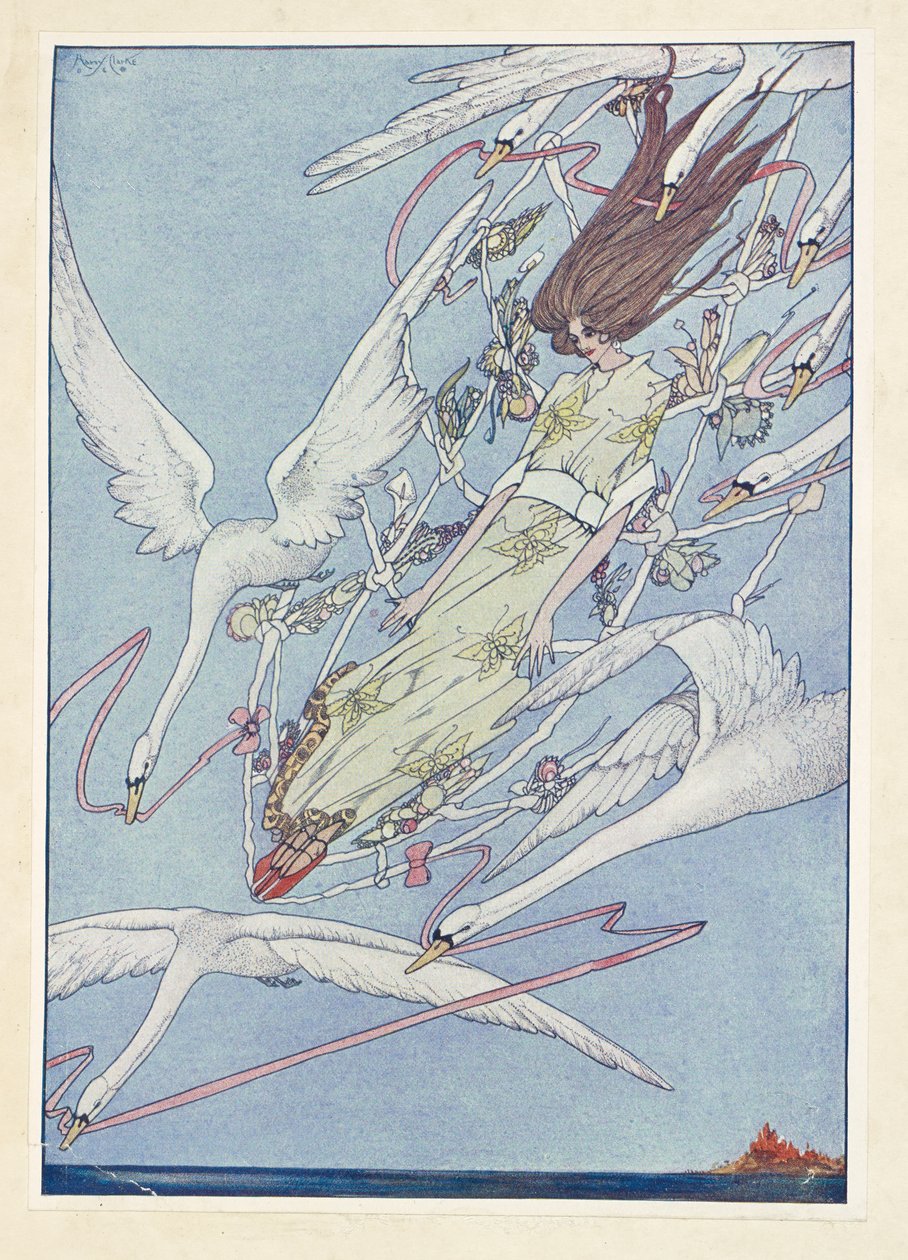 Divoké labutě. Celý den létali vzduchem dál. od Harry Clarke