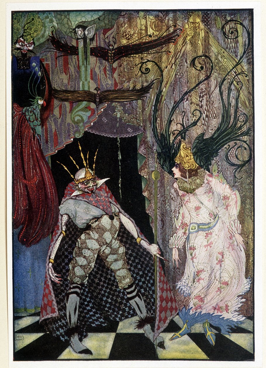 Společník na cestách: „“Nechte mu useknout hlavu““ – v „“Pohádkách““ od Hanse Christiana Andersena, nemocného. od Harryho Clarka od Harry Clarke
