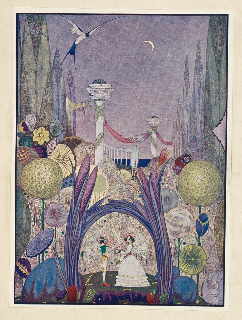 Paleček Měla by být královnou všech květin. od Harry Clarke
