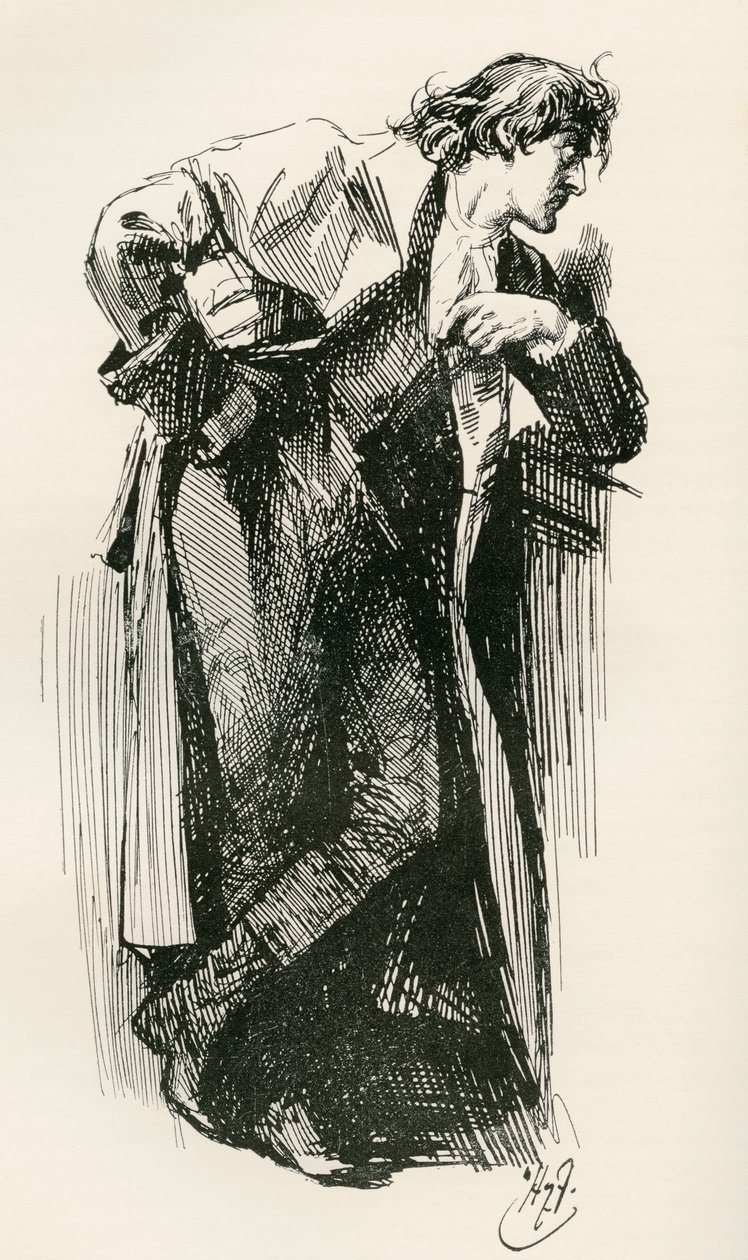 Ilustrace k románu Charlese Dickense Příběh dvou měst od Harry Furniss