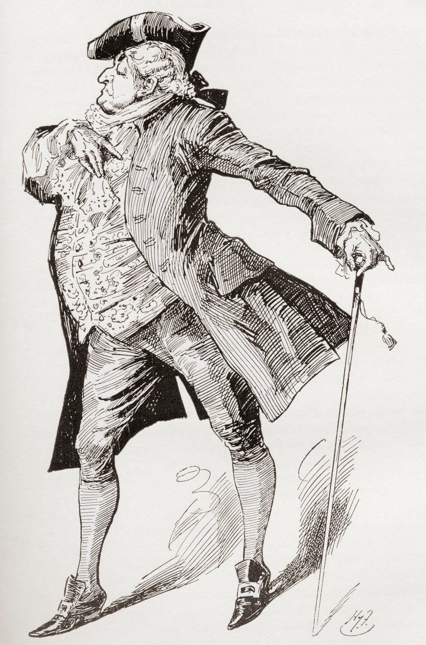 Ilustrace k románu Charlese Dickense Příběh dvou měst od Harry Furniss