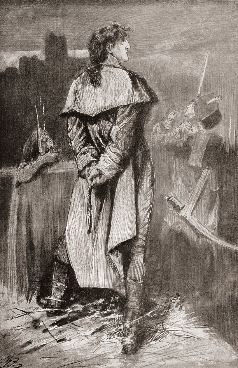 Ilustrace k románu Charlese Dickense Příběh dvou měst od Harry Furniss