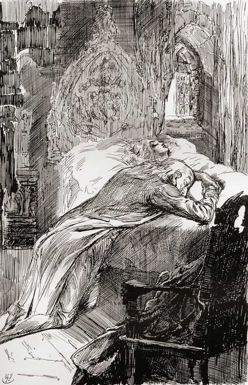 Ilustrace pro Charlese Dickense The Old Curiosity Shop od Harry Furniss