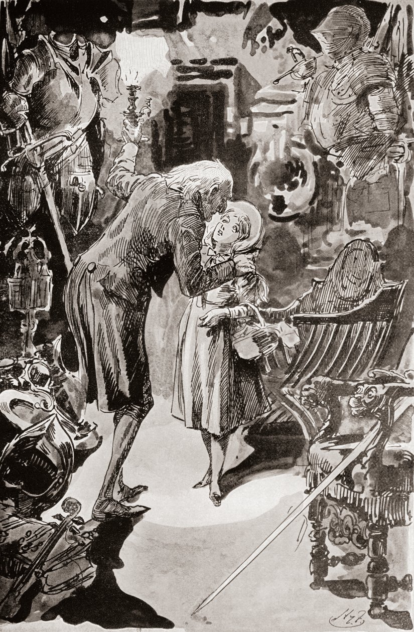 Ilustrace pro Charlese Dickense The Old Curiosity Shop od Harry Furniss
