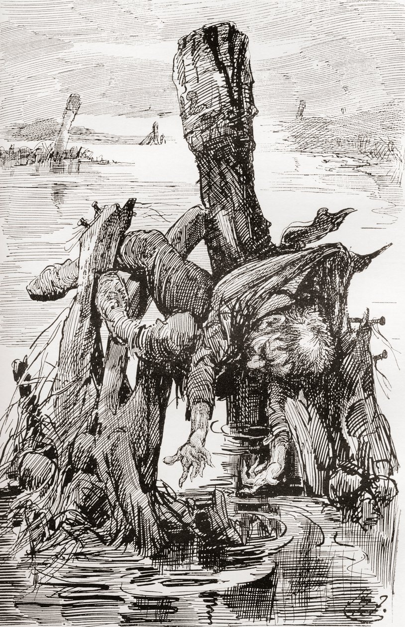 Ilustrace pro Charlese Dickense The Old Curiosity Shop od Harry Furniss