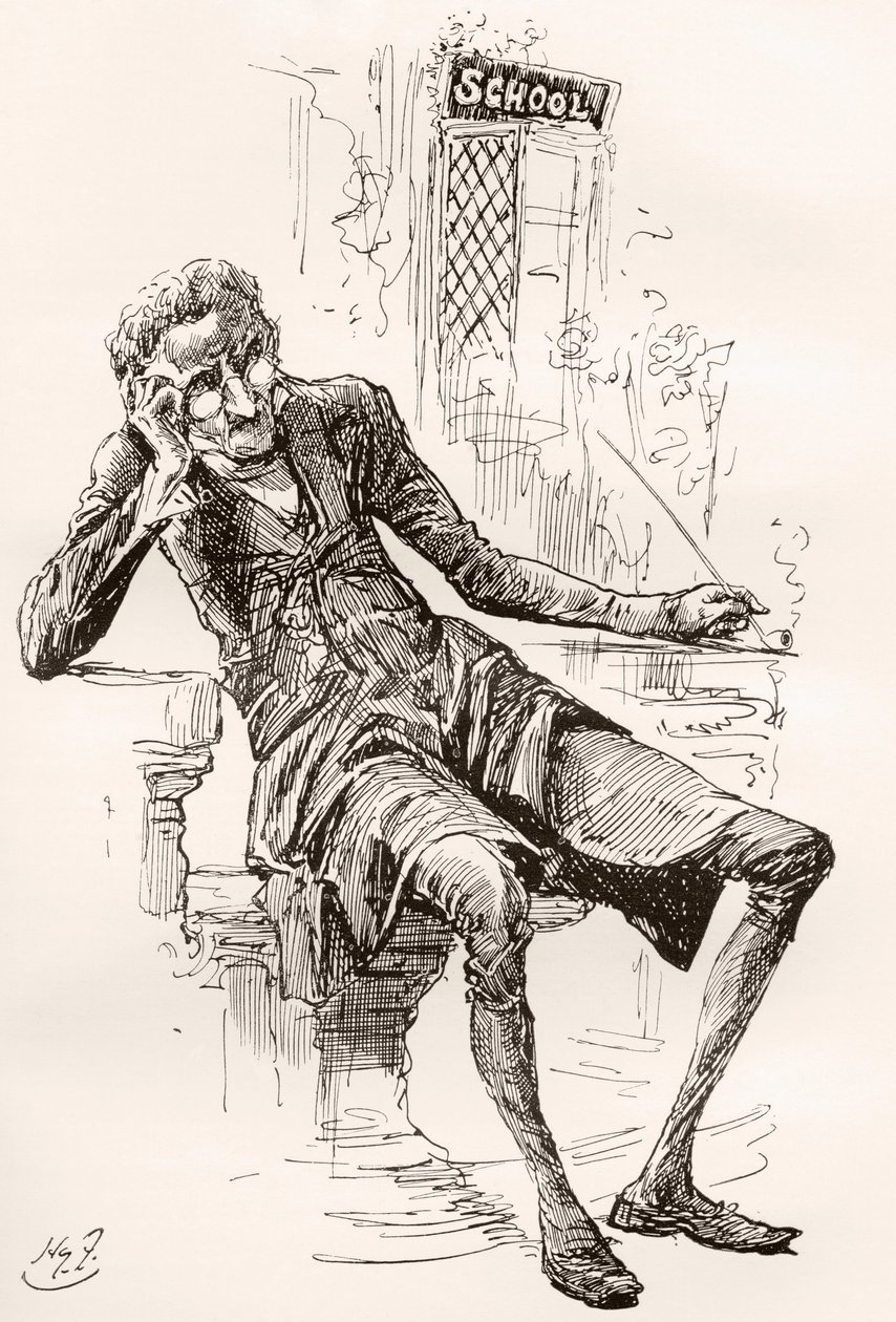 Ilustrace pro Charlese Dickense The Old Curiosity Shop od Harry Furniss