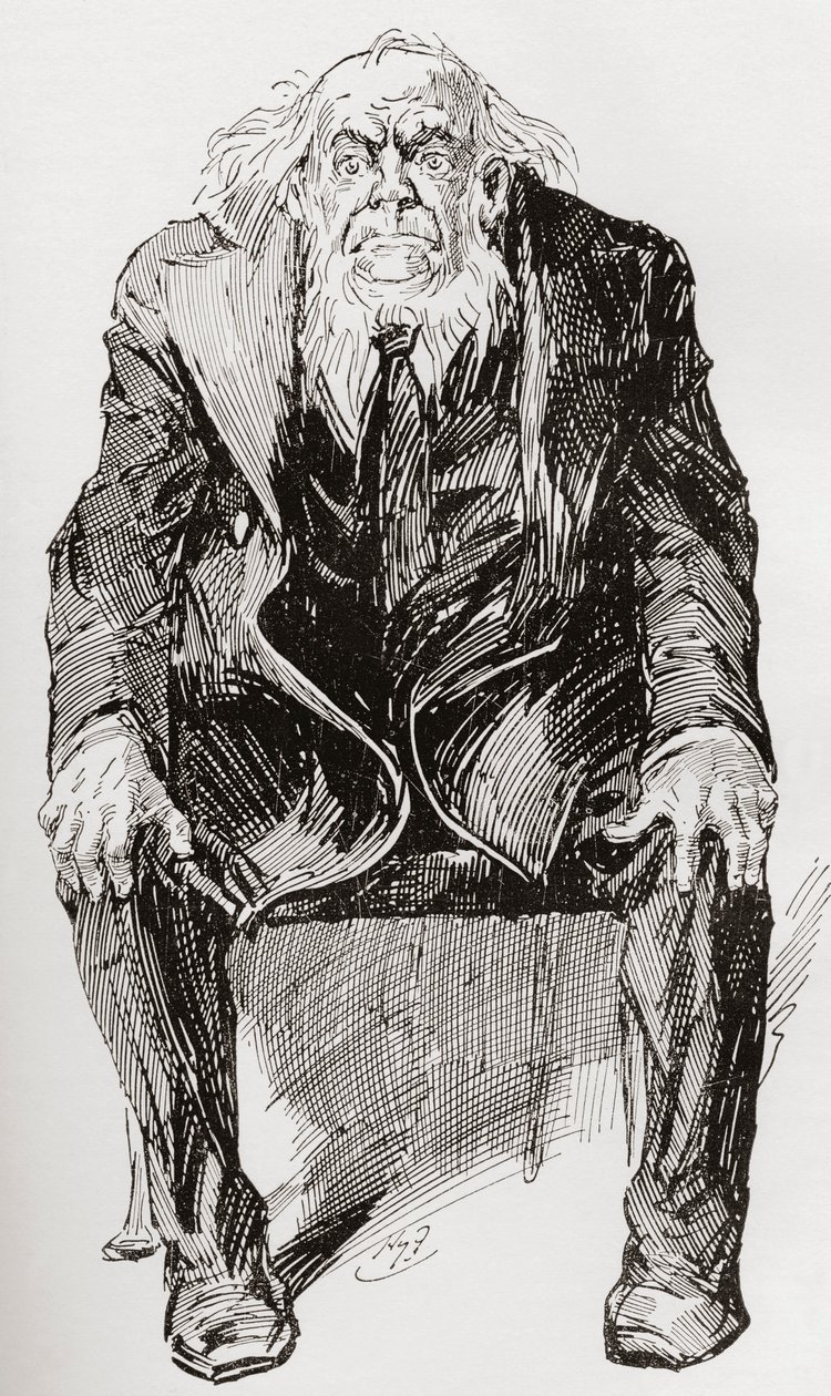 Provis. Ilustrace Harryho Furnisse k románu Charlese Dickense Great Expectations, z The Testimonial Edition vydaného v roce 1910. od Harry Furniss