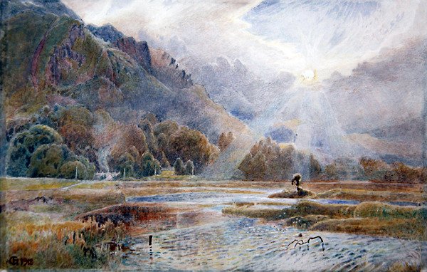 Sluncem zalité údolí od Harry Goodwin