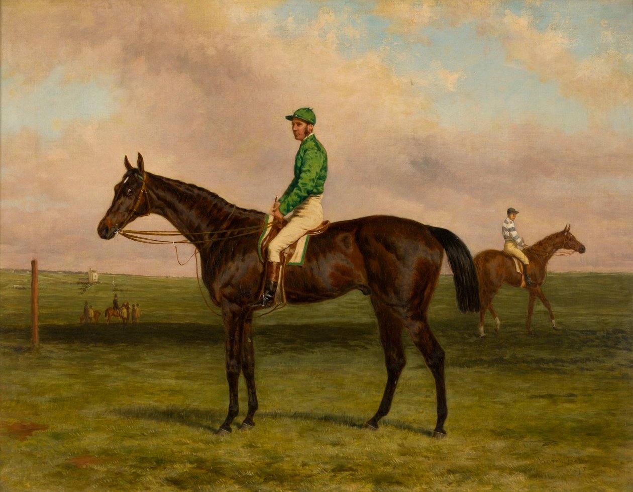 Galopin s Jockey Up, kolem roku 1875 (olej na plátně) od Harry Hall