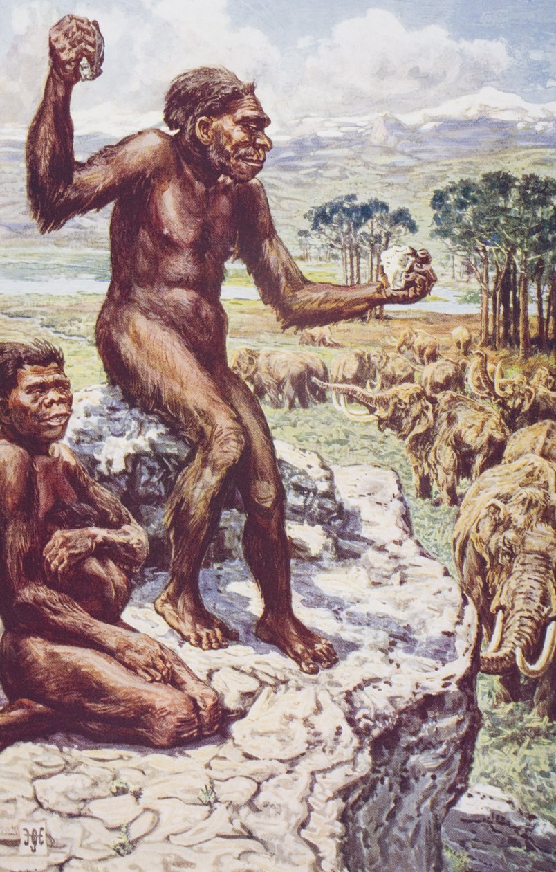 Neanderthal Mankind, ilustrace z 