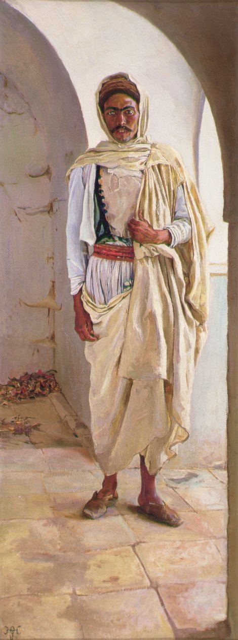 Berber z jižního Tunisu, kolem roku 1898 (olej na plátně) od Harry Hamilton Johnston