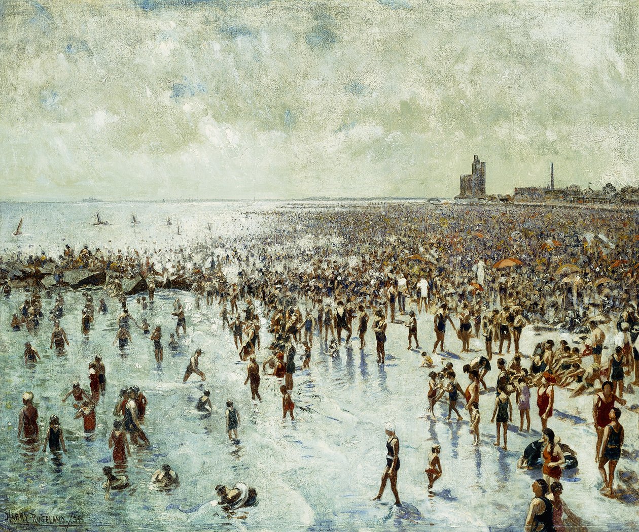 Letní odpoledne na Coney Island od Harry Herman Roseland