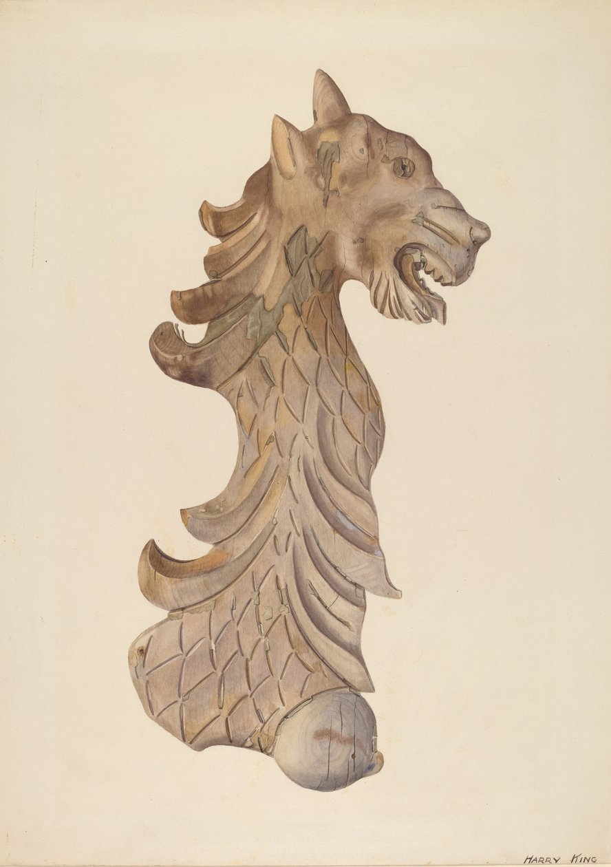 Hlava leoparda od Harry King