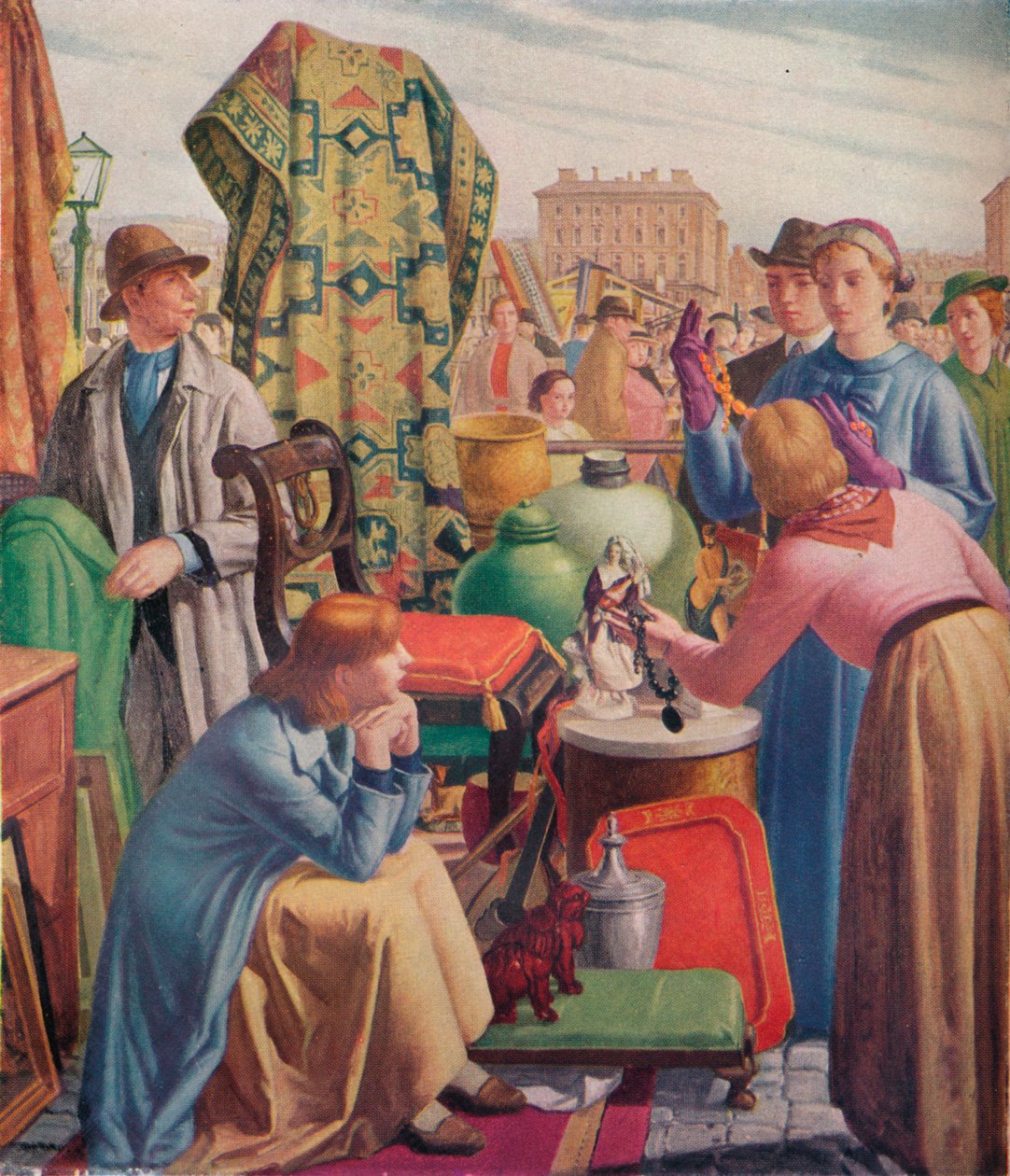 Kaledonský trh, 1936 od Harry Morley