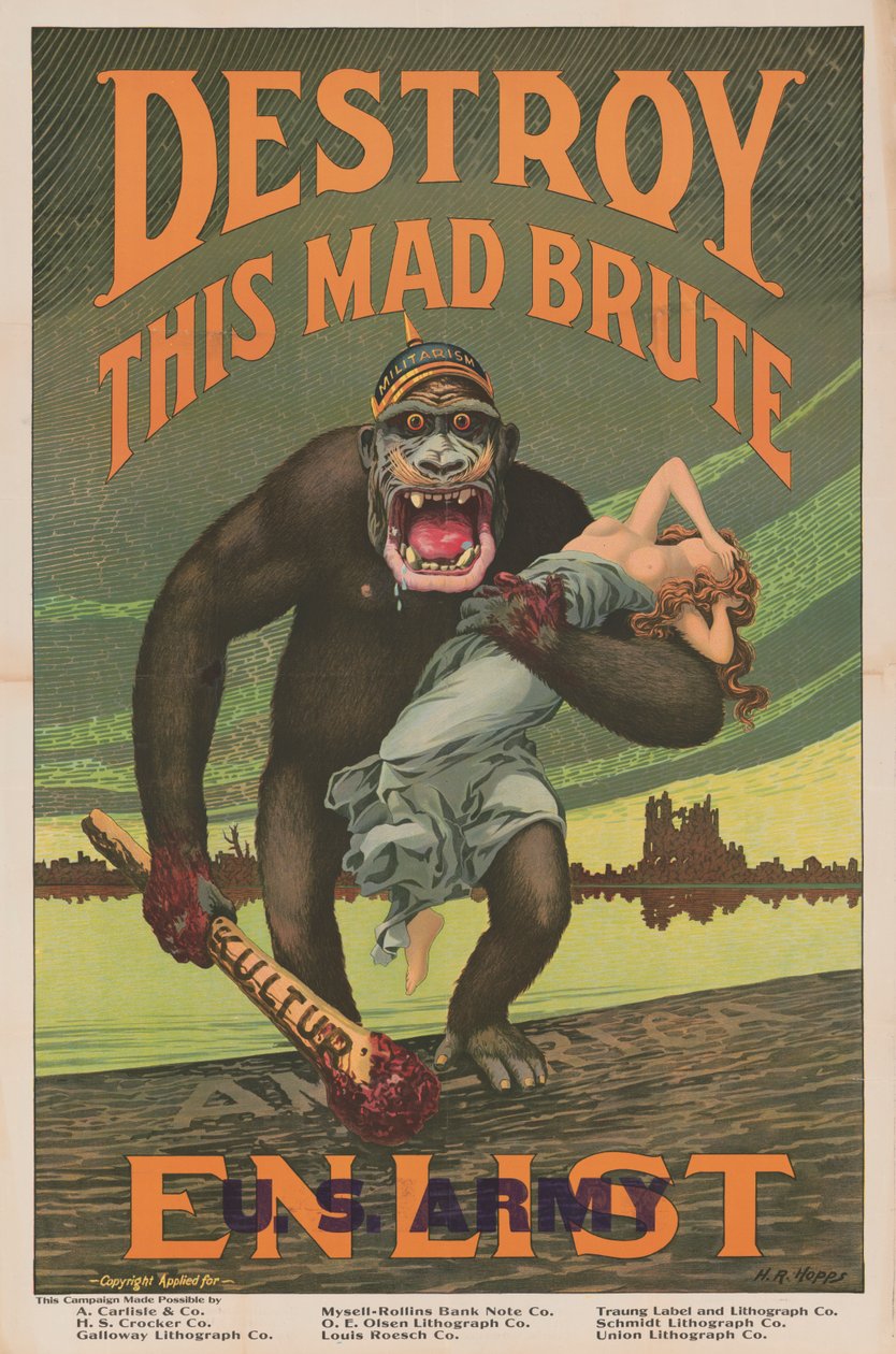 Zničte tento Mad Brute Enlist - americká armáda od Harry R. Hopps