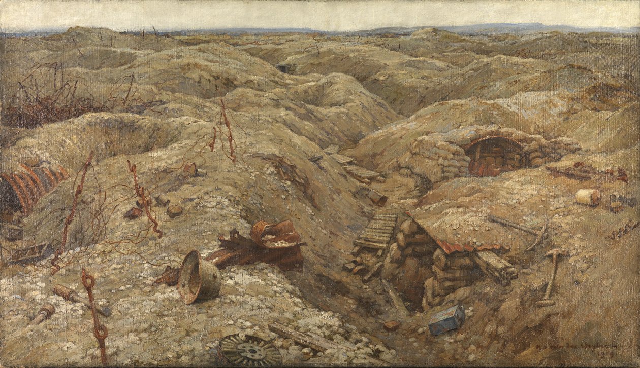 Desolation - Příkopy severně od Lens od Harry van der Weyden