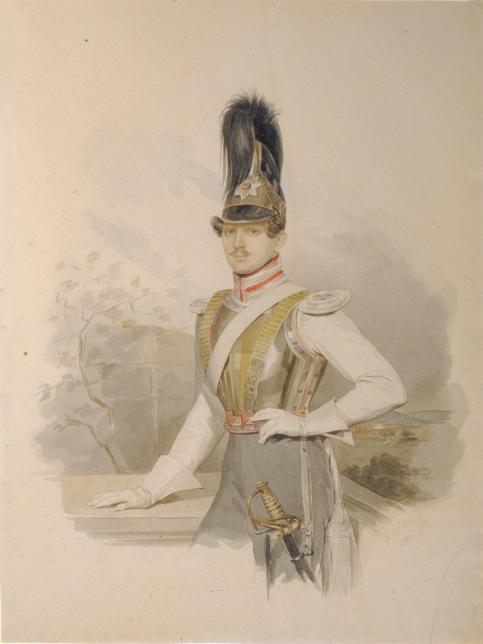 Portrét hraběte Valentina Grigorjeviče Stroganova 1801-1833, před rokem 1832 od Hau