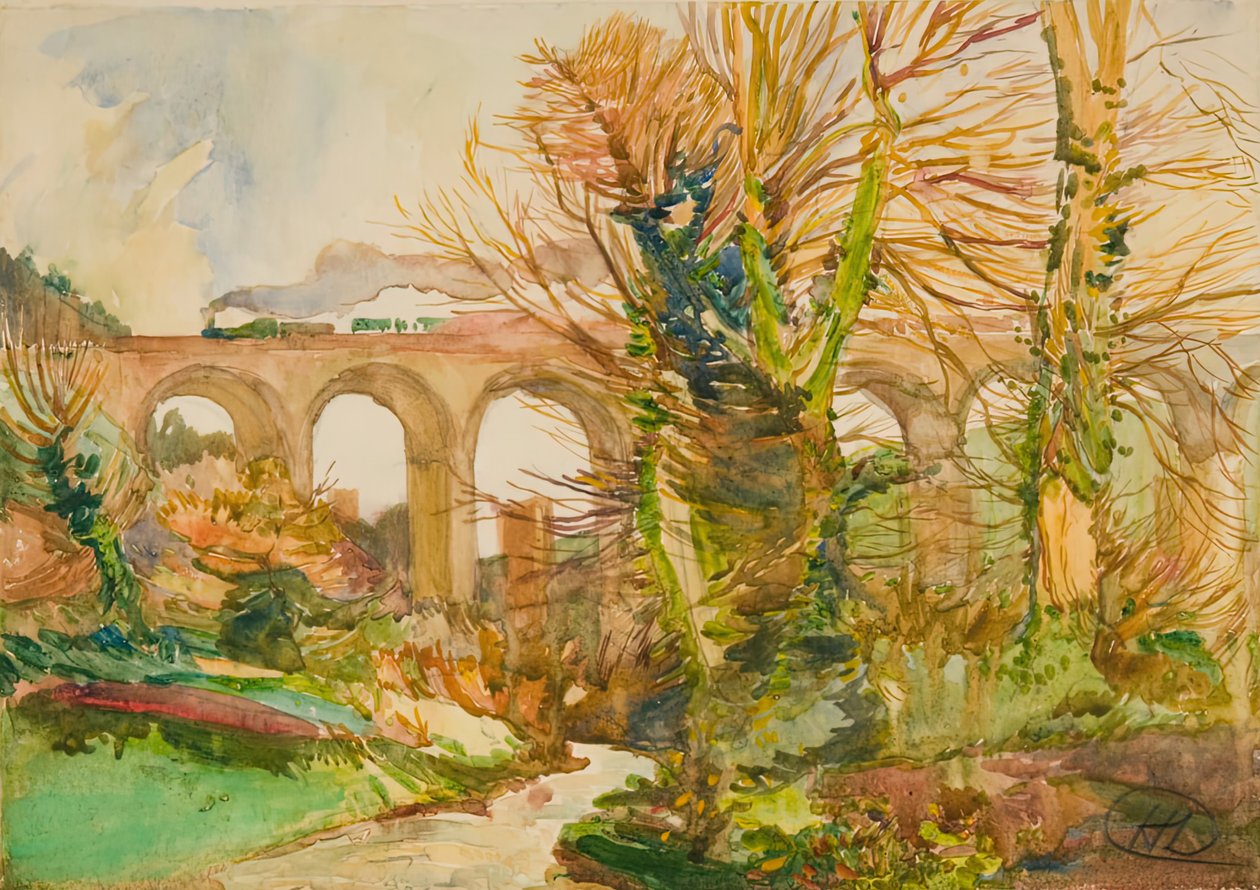 Železniční most, St. Austell, Anglie, 1905. od Hayley Lever