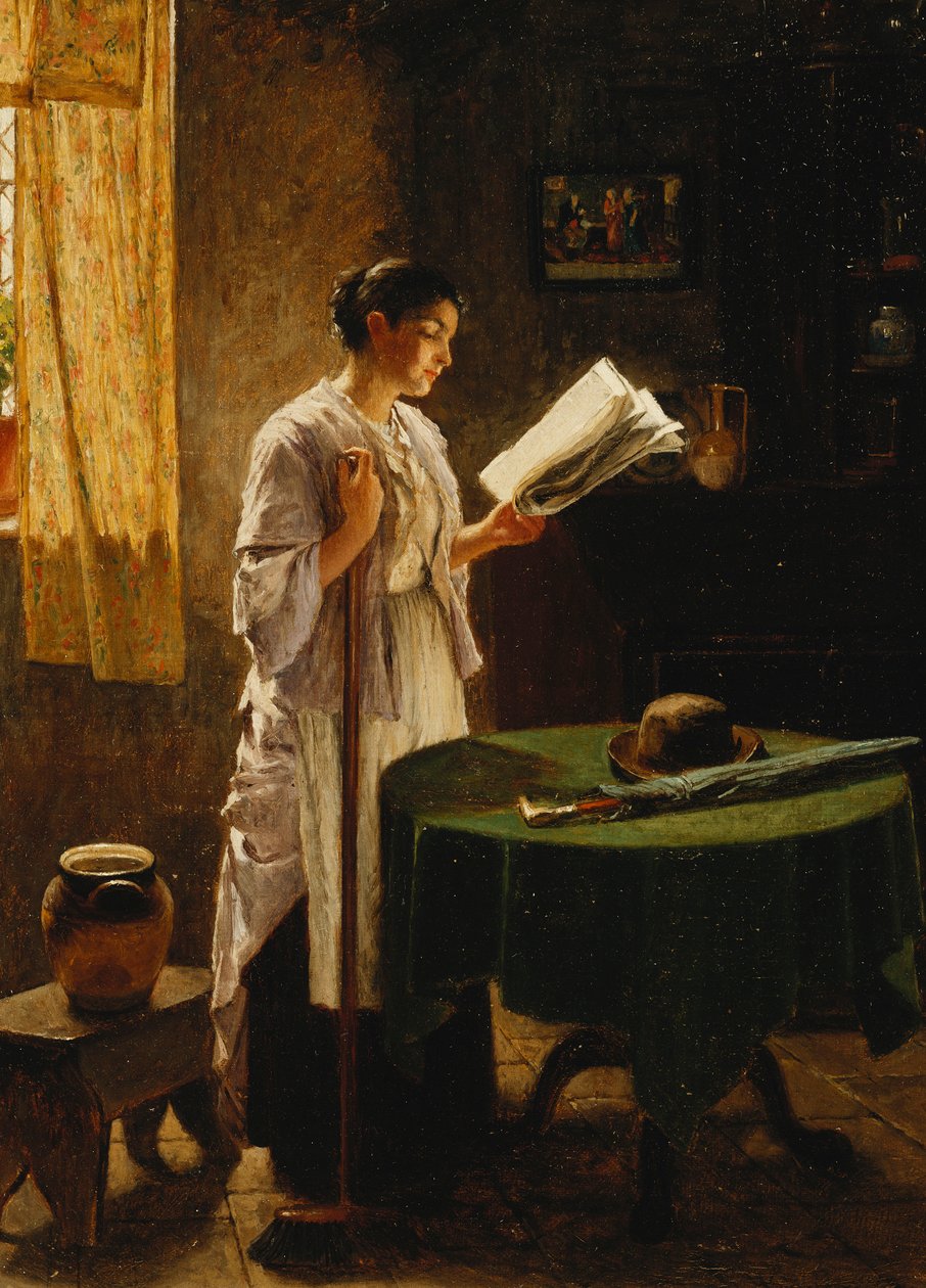 Ranní noviny, 1869 od Haynes King