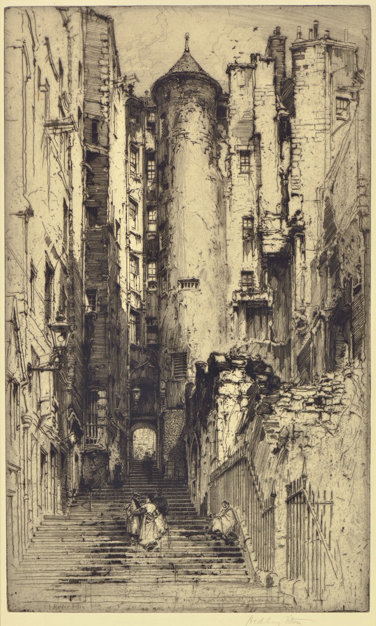 Advocates Close, Edinburgh od Hedley Fitton