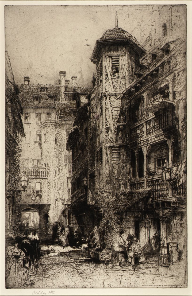 Cour de Corbeau, Strassburg od Hedley Fitton