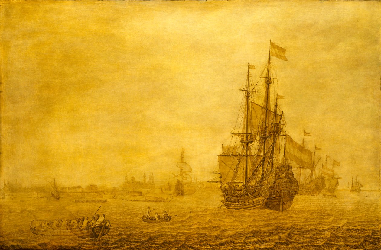 Nizozemská loď Eendracht od Heerman Witmont