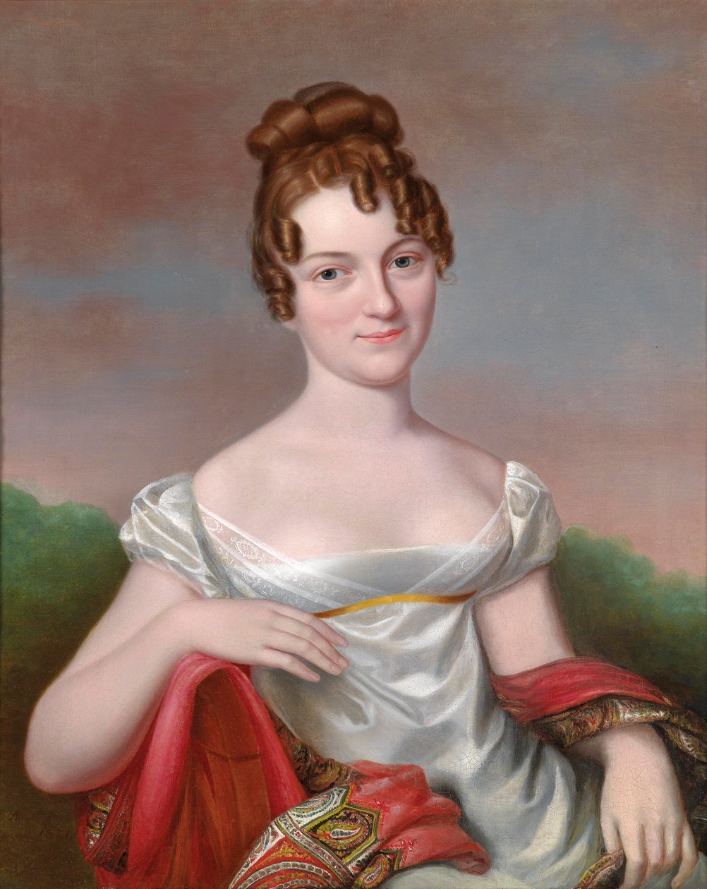 Portrét mladé dámy od Heinrich Abel Seyffert