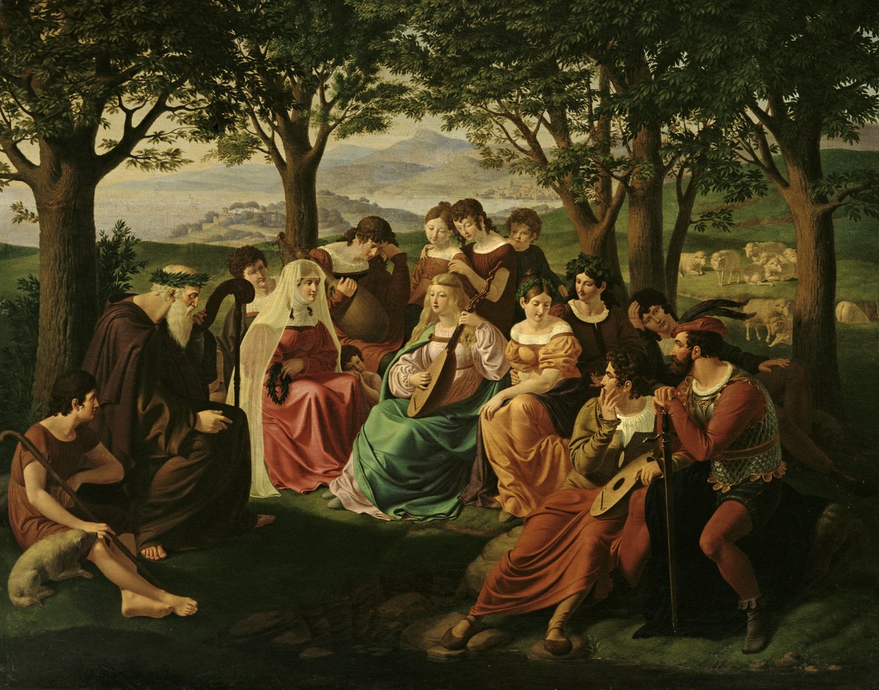 Soutěž ve zpěvu od Heinrich Anton Daehling