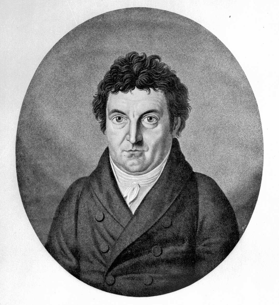 Johann Gottlieb Fichte, vyrytý Johannem Friedrichem Jugelem podle obrazu z roku 1808 od Heinrich Anton Dahling