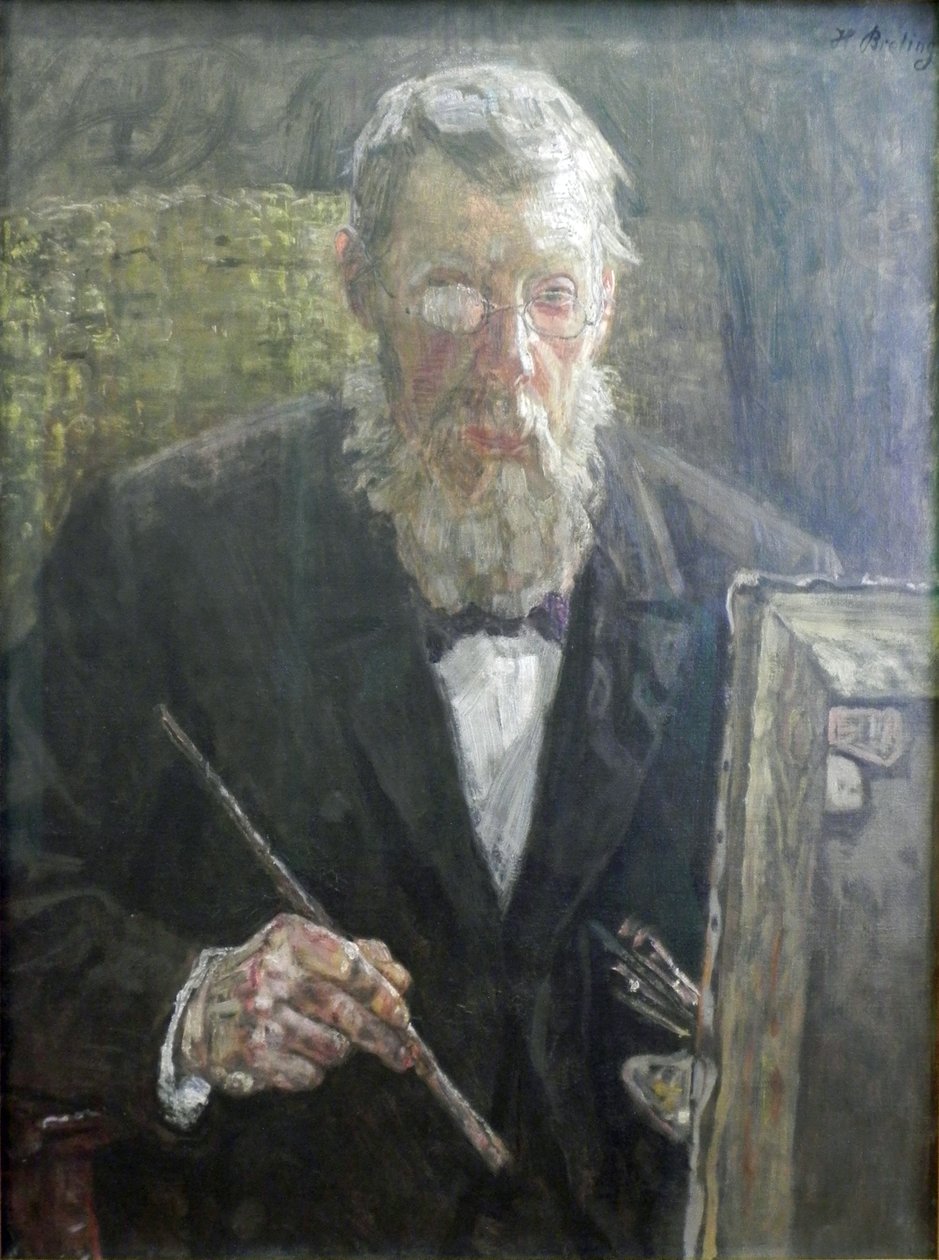  Autoportrét před stojanemSelf-portrét od Heinrich Breling