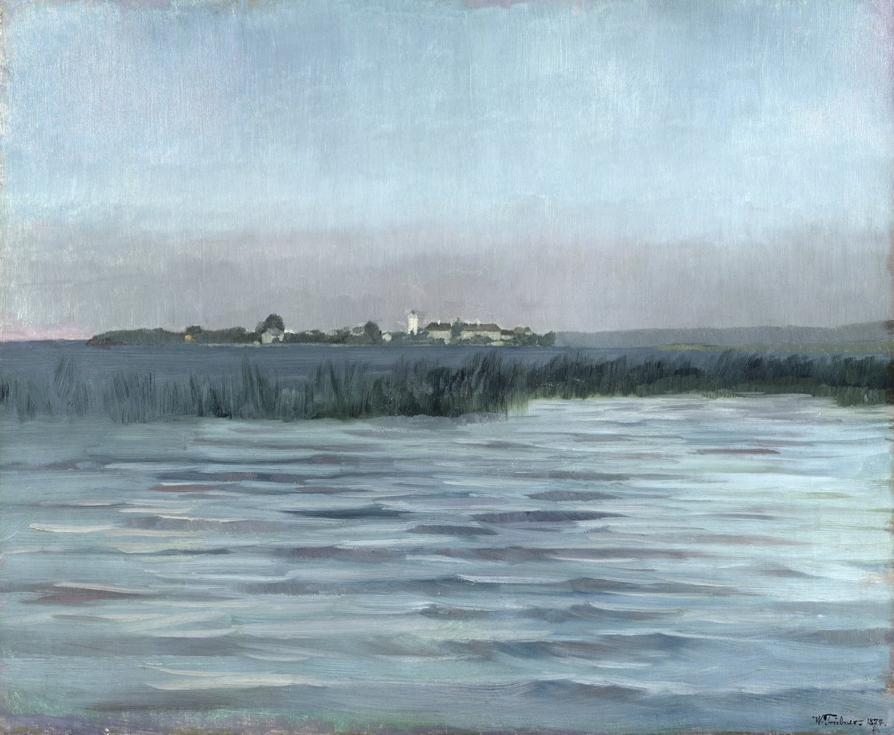 Chiemsee, 1874 od Heinrich Wilhelm Truebner