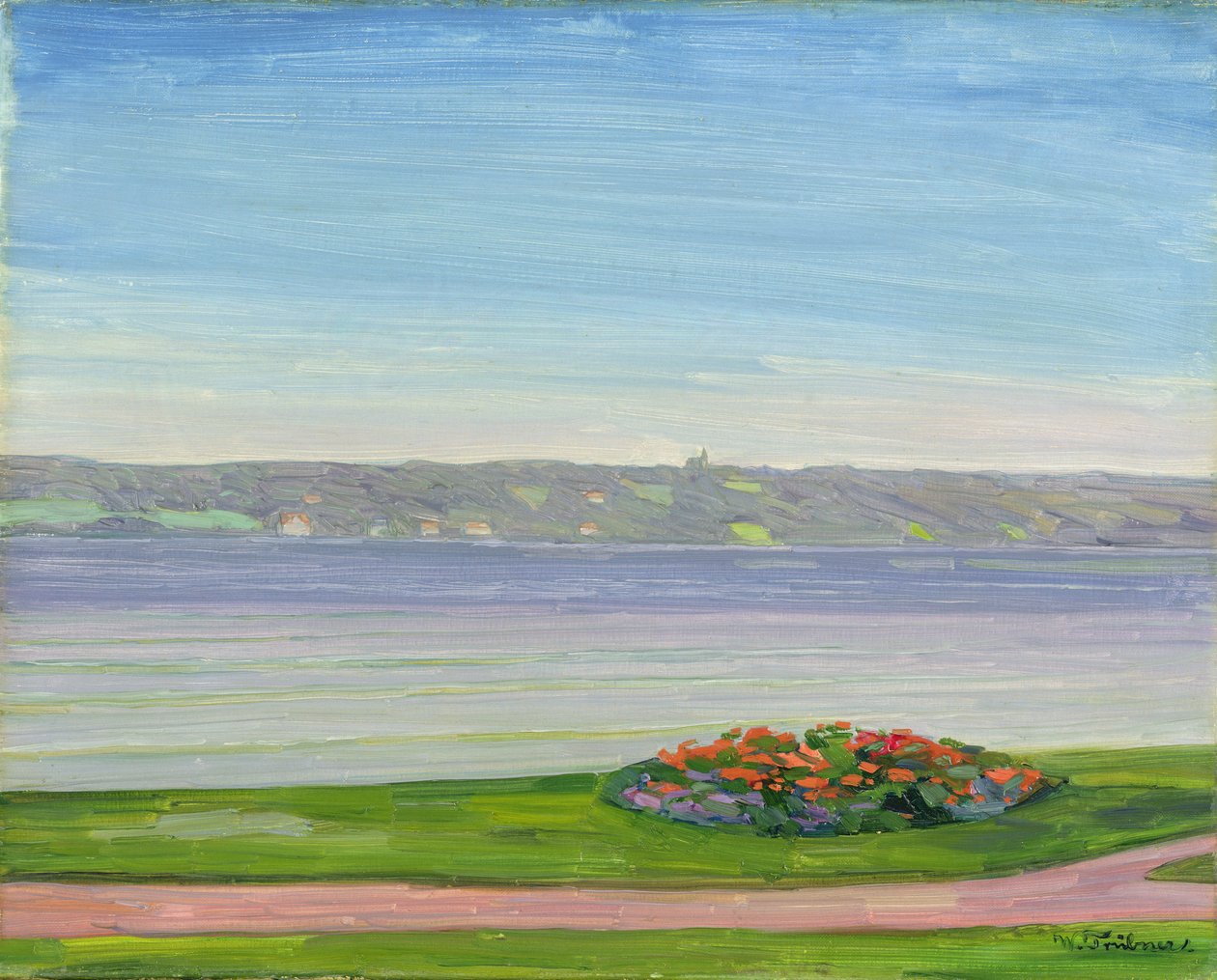 Starnberger See, 1911 od Heinrich Wilhelm Truebner