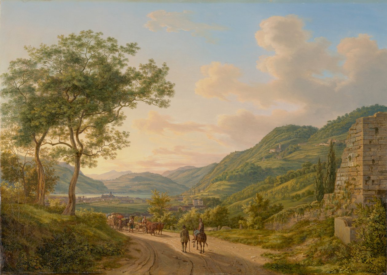 Oblast na Lago di Como od Heinrich Adam